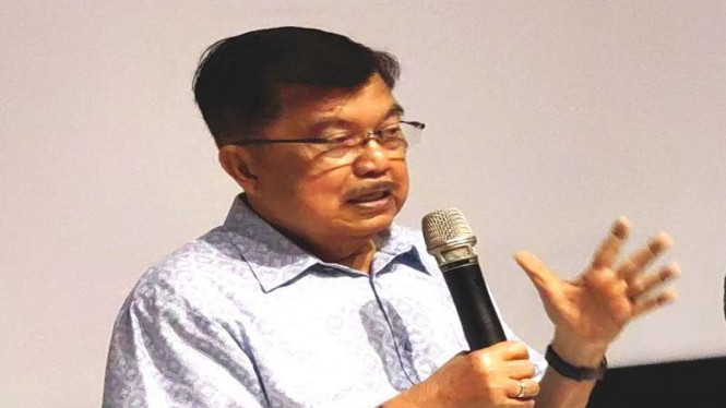 Mantan Wapres Jusuf Kalla (JK) di acara IKA Unhas 