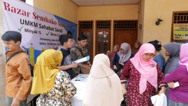 Bazar sembako murah di Karawang