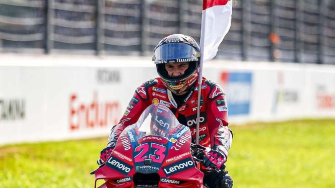 Pembalap Ducati Corse, Francesco Bagnaia