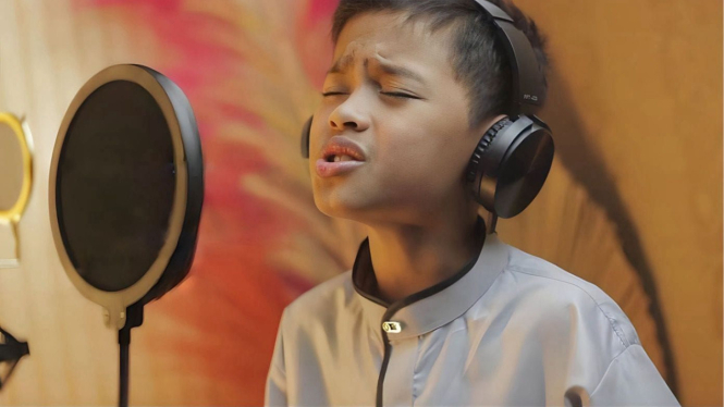 Penyanyi cilik asal Samarinda, Muhammad Ali Ridha.