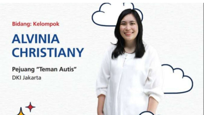 Alvinia Christianity teman autis