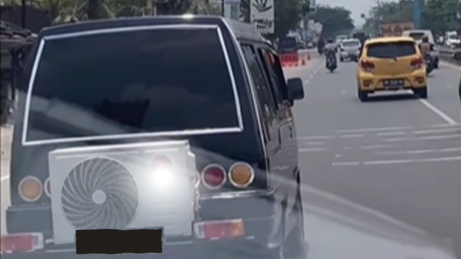 Cuaca Panas Ekstrem, Mobil di Banjarmasin Pasang AC Rumah sebagai Pendingin