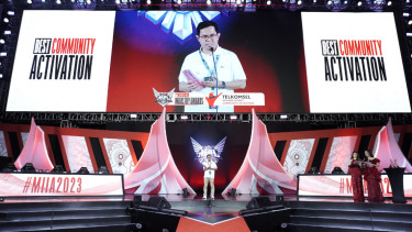 Vice President Brand Communications Telkomsel Abdullah Fahmi.