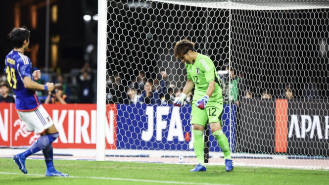Keisuke Osako saat Jepang vs Kanada