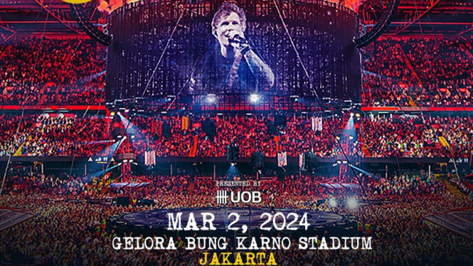 Ed Sheeran akan menggelar konser di GBK Jakarta