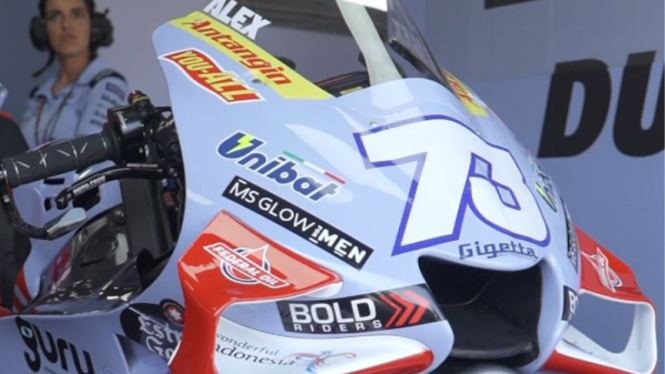 MS Glow For Men sponsor Gresini Racing Team