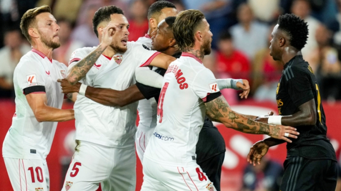 Sevilla vs Real Madrid di LaLiga 2023/2024
