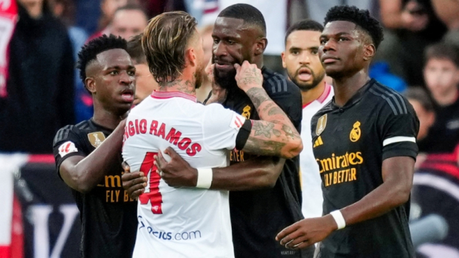 Sevilla vs Real Madrid di LaLiga 2023/2024