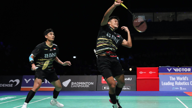Ganda putra Indonesia Bagas Maulana/Muhammad Shohibul Fikri