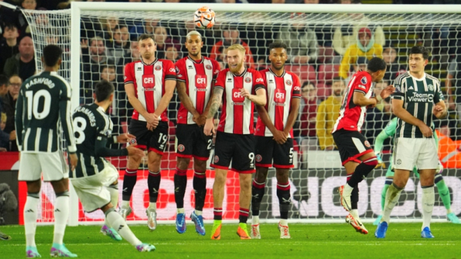 Sheffield United vs Manchester United di Premier League 2023/2024