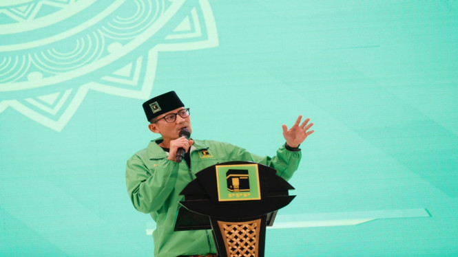 Ketua Badan Pemenangan Pemilu (Bappilu) Nasional PPP Sandiaga Uno