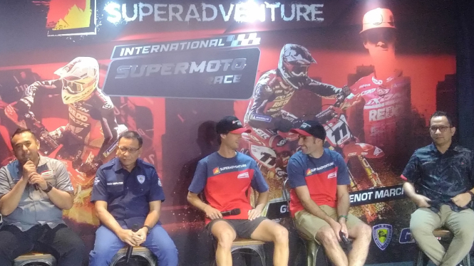 Konferensi pers jelang Superadventure International Supermoto Race