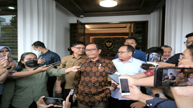 Menkopolhukam sekaligus bakal cawapres Mahfud MD