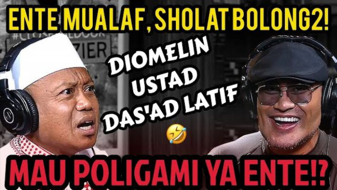 Ustad Dasad Latif tampil di podcast Close The Door Deddy Corbuzier