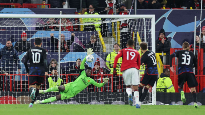 Andre Onana, Duel Manchester United vs Kopenhagen