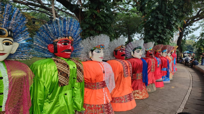 Ondel-ondel di Taman Suropati