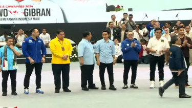 Koalisi Indonesia Maju bersama pasangan Prabowo Subianto-Gibran Rakabuming Raka.