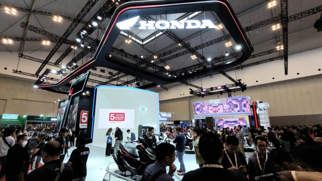 Booth Honda di IMOS 2023