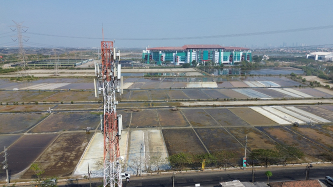 Menara BTS Telkomsel. (foto ilustrasi)