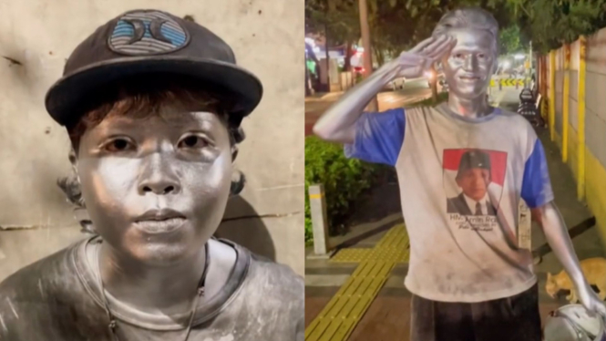 Manusia Silver di Jakarta