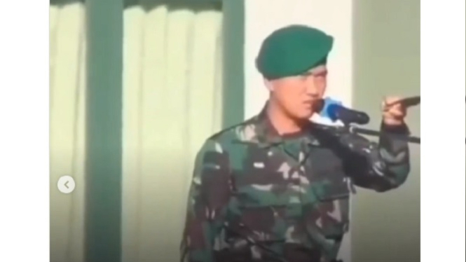 Komandan TNI dibacok