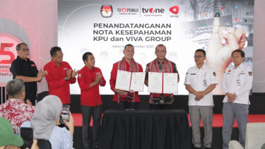 Penandatanganan Nota Kesepahaman KPU dan VIVA Group