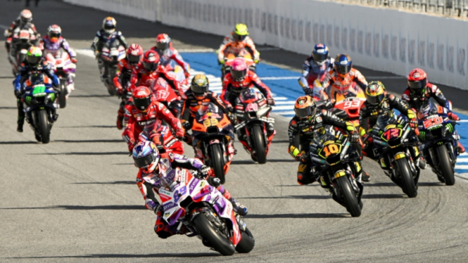 Jorge Martin memimpin sprint race MotoGP Thailand 2023