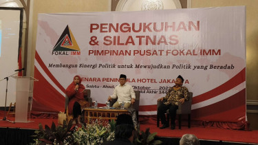  Muhaimin Iskandar dan Ma'mun Murod di SIlatnas Fokal IMM