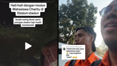 Viral Pegawai PT KAI Bongkar Modus  Charity Berkedok Mahasiswa