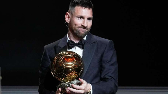 Striker Inter Miami, Lionel Messi sabet Ballon d Or 2023