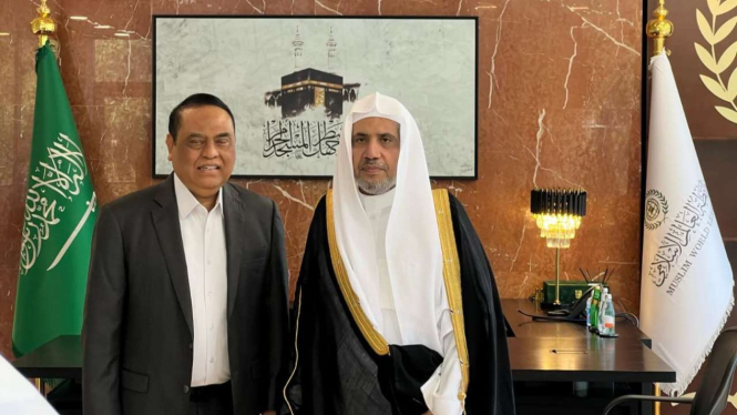 Waketum DMI Syafruddin temui Sekjen Liga Muslim Dunia Muhammad Abdul Karim