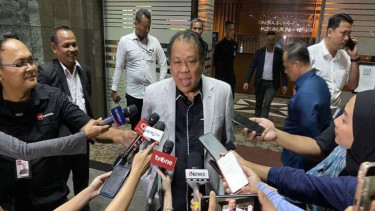 Hakim Konstitusi Arief Hidayat usai diperiksa Majelis Kehormatan MK