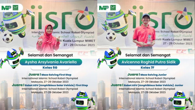 Siswa Madrasah Pembangunan juara Robotik di Malaysia