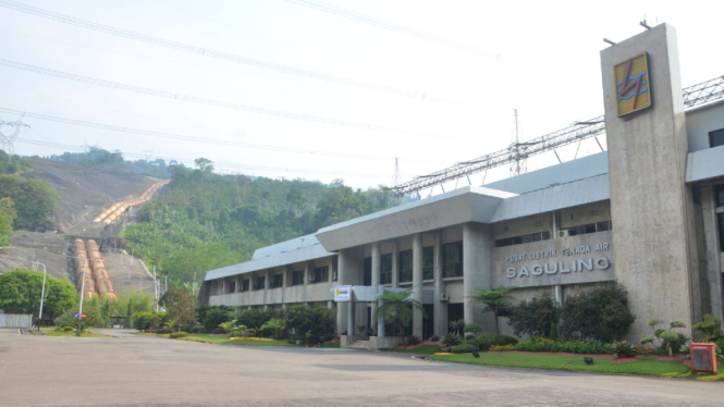 PLTA Saguling yang dikelola PLN Indonesia Power.