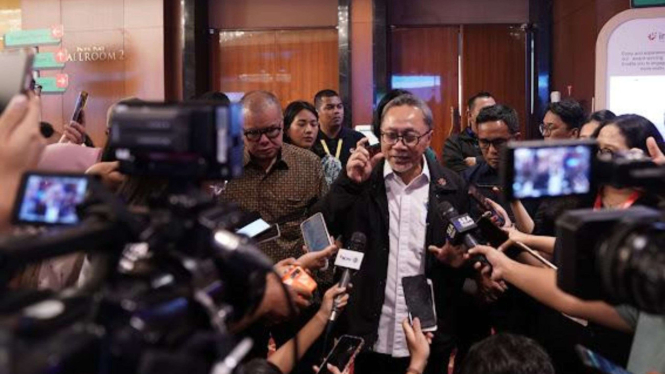 Menteri Pedagangan (Mendag) Hasan (Zulhas)