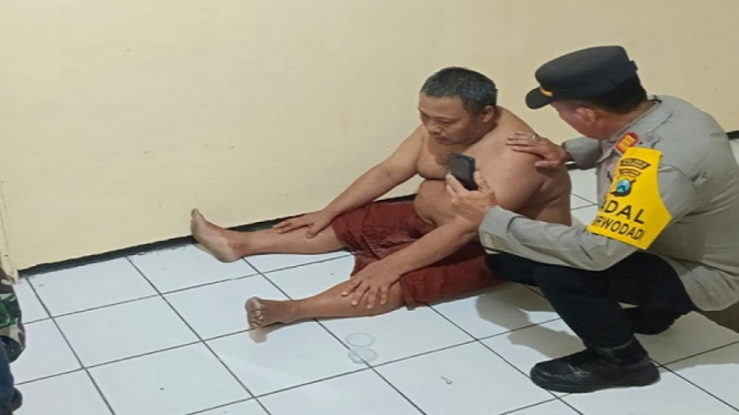 Khoiri alias Satir, mertua di Pasuruan tega menggorok mantunya yang sedang hamil