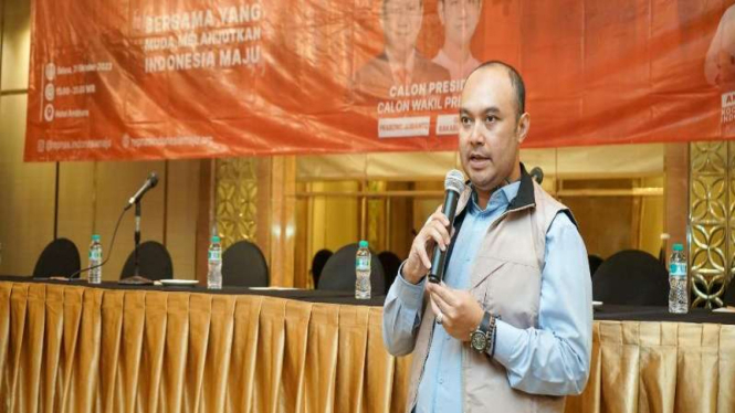 Koordinator Nasional Repnas Indonesia Maju Anggawira.