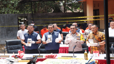 Bareskrim Polri bongkar pabrik pembuatan keripik pisang narkoba