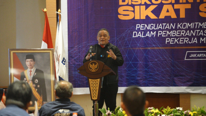 Kepala Badan Pelindungan Pekerja Migran Indonesia (BP2MI) Benny Rhamdani