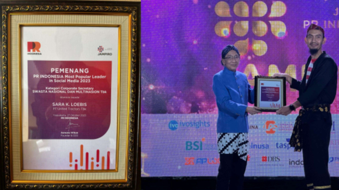 Sara K. Loebis, Raih Penghargaan Pemimpin Terpopuler di Media Sosial 2023