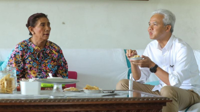 Susi Pudjiastuti dan bacapres ganjar Pranowo.