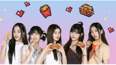 Kolaborasi NewJeans dengan Mcdonalds