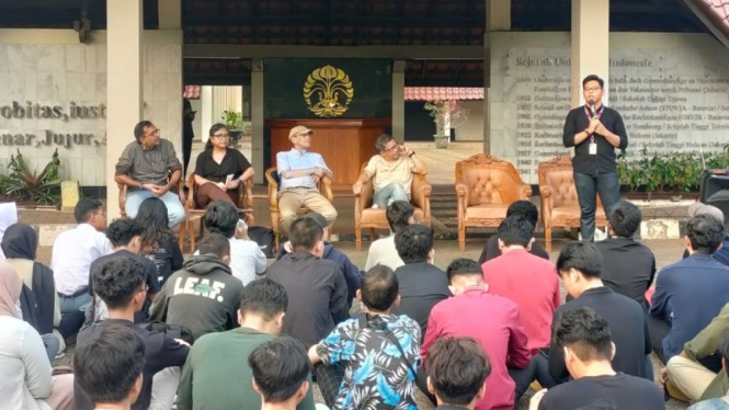 Ketua Badan Eksekutif Mahasiswa Universitas Indonesia (BEM UI), Melki S Huang.