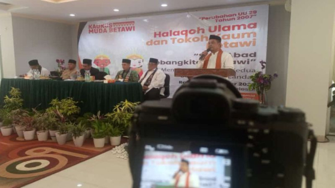 Halaqoh Ulama dan Tokoh Betawi dengan tema 