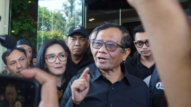 Mahfud MD menghadiri acara deklarasi Nasional Laju Indonesia