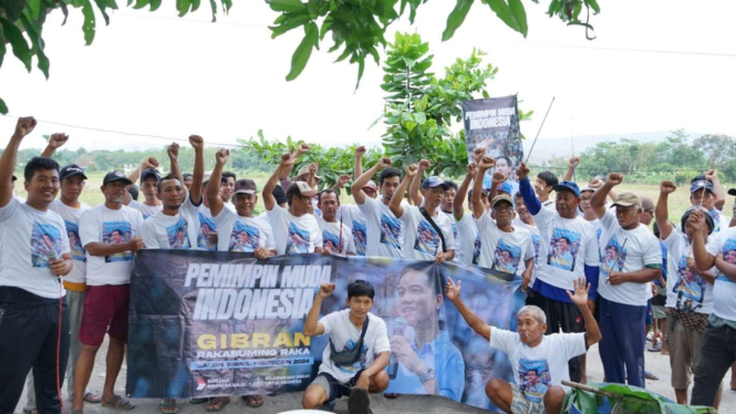 Relawan Gibran di Bantul DIY