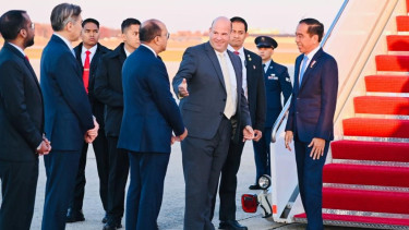 Presiden Jokowi tiba di Washington DC.