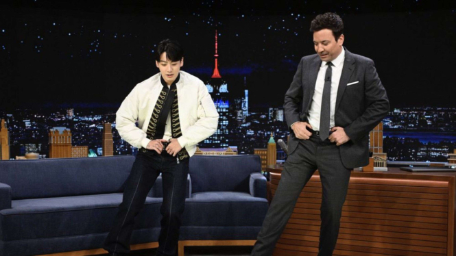 Jungkook BTS dan Jimmy Fallon