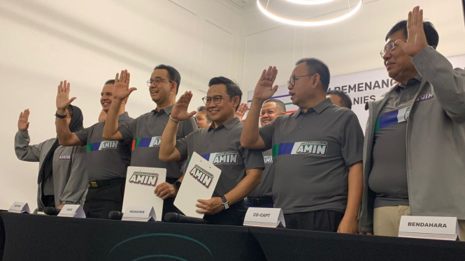 Capres-cawapres Anies Baswedan-Muhamin Iskandar umumkan kapten Tim Pemenangan.