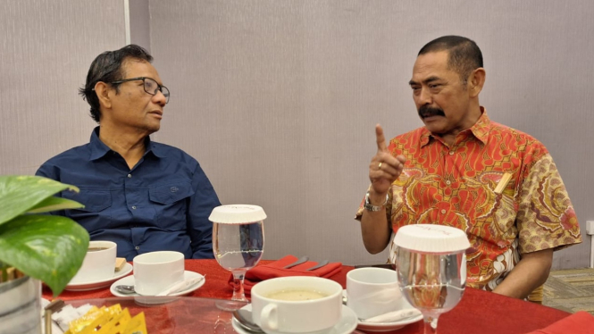 Mahfud MD Bertemu FX Rudy di Solo